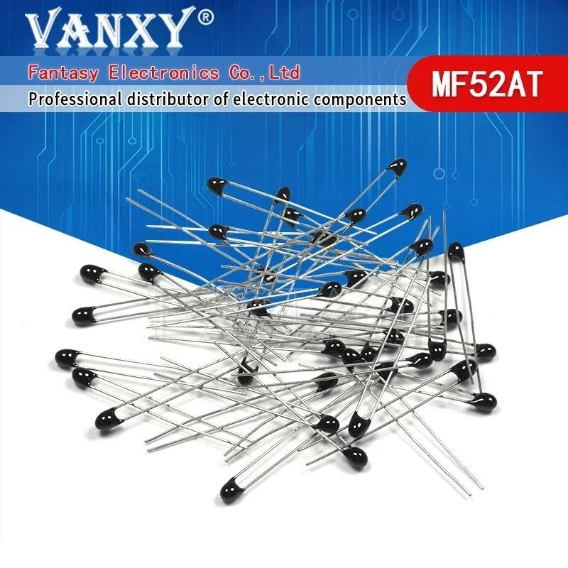 20 Chiếc MF52AT MF52 B 3950 NTC Điện Trở Nhiệt Điện Trở 5% 1K 2K 3K 4 ...