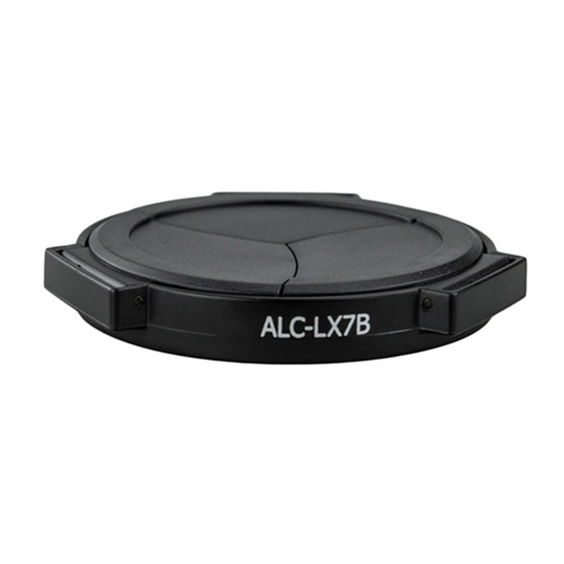 IOR Auto Lens Caps ALC-LX7 cho DMC-LX7 Leica D-LUX6 Slim Lens Protector Cover Đen Bạc