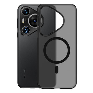 [JLK] Ultra Thin Matte Magnetic Phone Case with Camera Lens Glass Protector for Huawei Pura 70 Ultra P70 Pro Transparent Shockproof Hard Cover