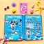 Cuốn Sách toca life world Quiet Book Toka Frozen lắp ráp nhà búp bê búp cinnamoroll búp bê giấy kuromi nhà búp bê g