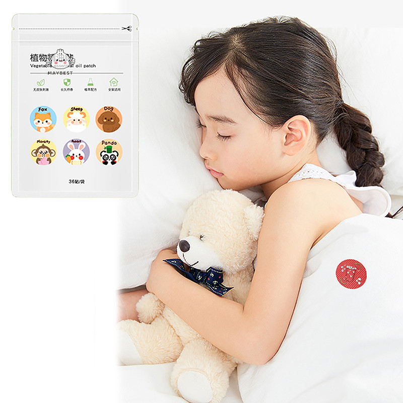 Maybest 36 / 60 Miếng Dán Chống Muỗi Hoạt Hình Miếng Dán Muỗi Tự Nhiên Không Độc Hại {VN}