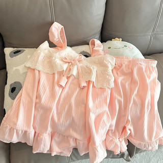 Phong Cách Nhật Bản Phong Cách Ngọt Ngào Ren Sling Bộ Đồ Ngủ Tiannv Sinh Viên Homewear Phù Hợp Với Có Thể Mặc Bên Ngoài 6.8