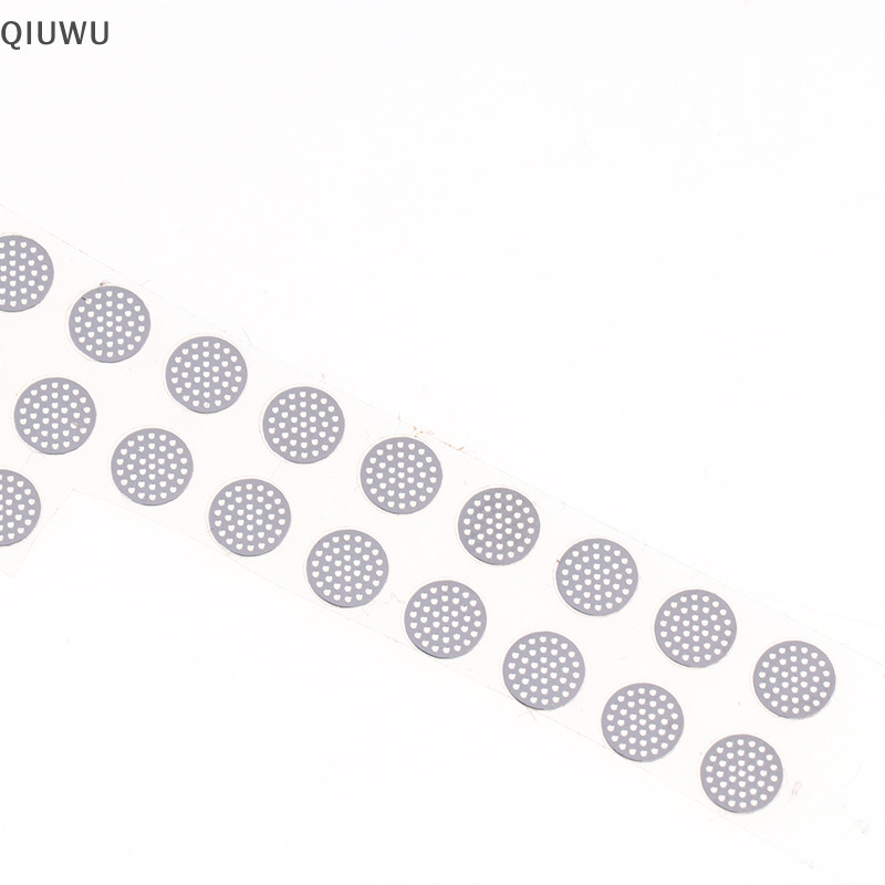 Qiuwu 20 Chiếc Tai Nghe Trong Tai Lọc Bụi Lưới Tai Nghe Chống Bụi Lưới Thép Có Keo 4.0-5.0mm.
