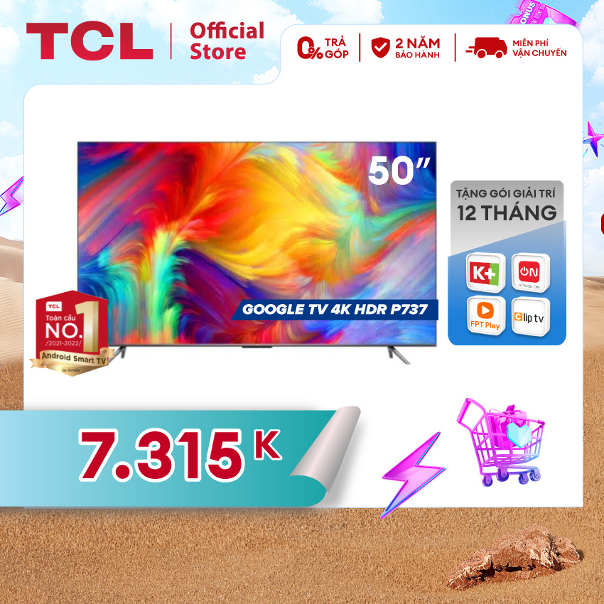 Google Tivi TCL 4K 50 inch 50P737 - Hàng chính hãng - Bảo hành 2 năm ...