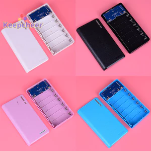 Bộ vỏ sạc usb kép 20000mAh 6X 18650 hộp sạc tự làm cho điện thoại [Mới]