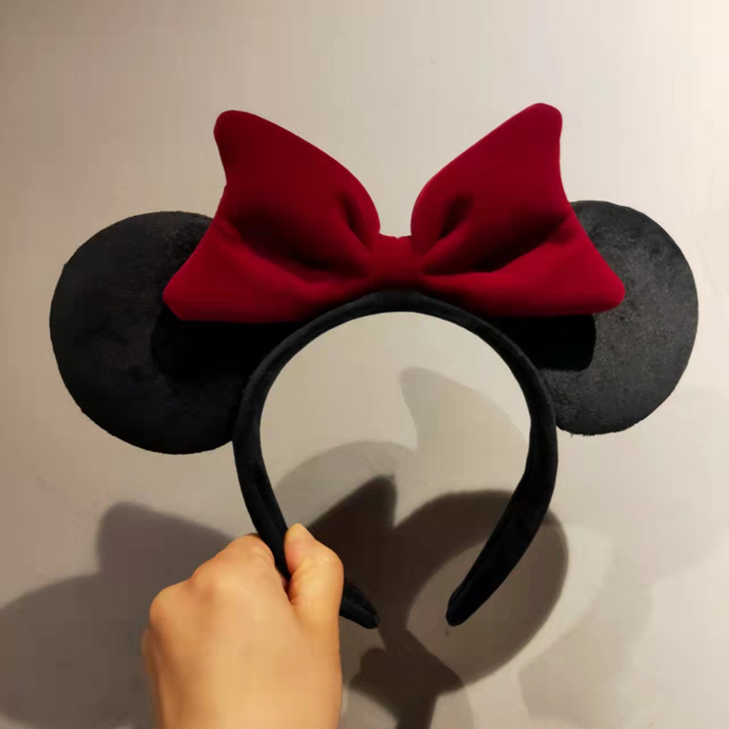 Nơ băng đô tai Mickey công viên giải trí, ảnh người ảnh hưởng, mũ lễ hội/đảng