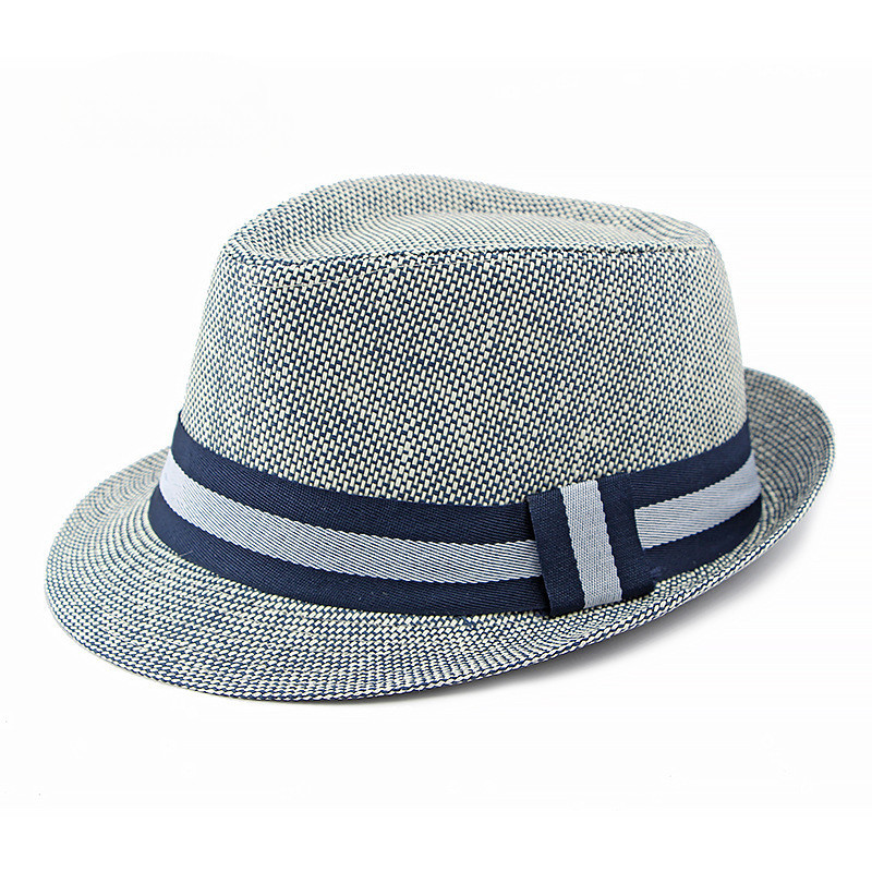 Mũ nam mùa hè Mũ chống nắng Mũ đi biển Ống hút Fedora Mũ thủy triều