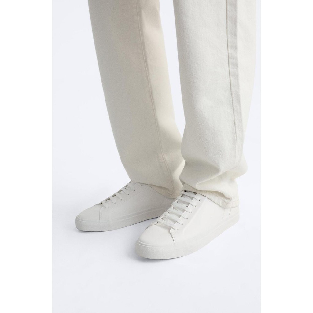 Giày sneaker Zara chính hãng Beige Classic - Be Dáng cổ điển