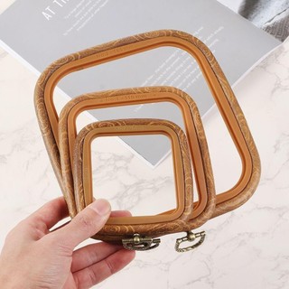 Vòng thêu JKDESIGN, Khung thêu hình bát giác hạt gỗ / Vuông / Hình chữ nhật / Lục giác, Dụng cụ co giãn thủ công DIY Needlecraft