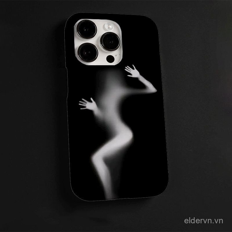 Ốp Điện Thoại QYJS Gợi Cảm Hazy Thích Hợp Cho IPhone 7 8 PLUS SE 11 12 PRO 13 14 15 ProMax X XS XR XSMAX 14 15 PLUS Phim Vỏ Cứng Bao Gồm Tất Cả Dễ Thương Chống Bụi Bẩn ZXZK