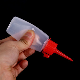 Chai bóp nhựa trong suốt Srvn 60ml dành cho đồ thủ công keo nghệ thuật có thể đổ lại.