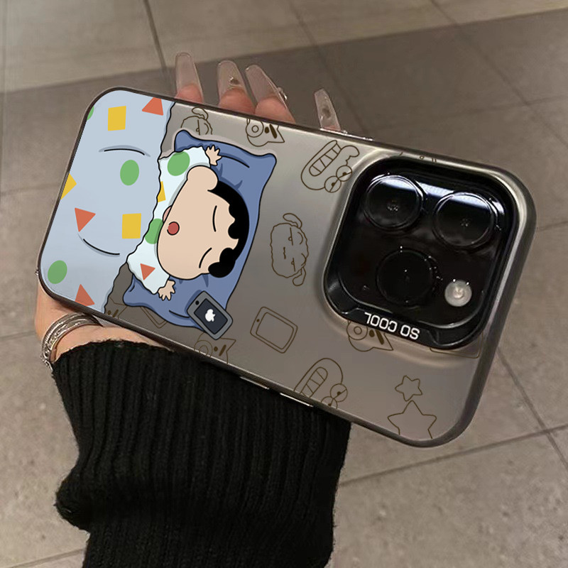 Vỏ Tương Thích Cho Xiaomi Redmi Note 14 13 12 11 Pro Plus 5G 10 12S 11S Redmi 13 12 13C 4G K70Ultra Phim Hoạt Hình Dễ Thương Crayon Xiaoxin IMD Vỏ Cứng Mờ Sang Trọng