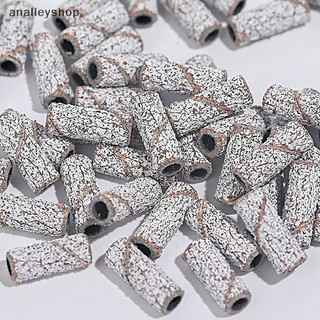 Dây chà nhám vòng thép không gỉ cho móng tay, giấy nhám, giá đỡ, phụ kiện khoan móng nghệ thuật [Analleyshop] [vn]