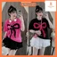 Tổng hợp Sét bộ quần ống rộng kẻ caro đỏ + mix áo phông phong cách unlzang hàn Quốc-SHOP THU BIO98