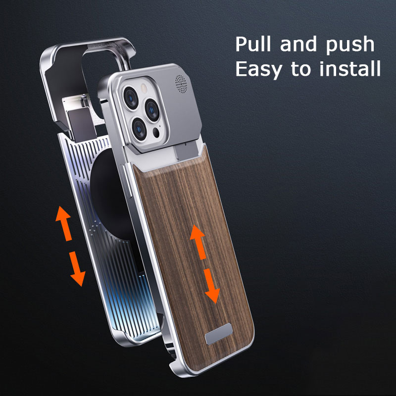 Kim Loại Gỗ Chắc Chắn Ốp Lưng Điện Thoại Iphone 14 15 16 17 Pro Max Hương Liệu Hợp Kim Nhôm Walnut Gỗ Mun Vỏ Điện Thoại Cho IPHON 14 15 Promax