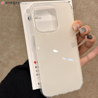 Dành Cho Xiaomi 17 Pro Max 15T 15 14T 14 13T 13 12 12X 12S Mi 11 11X 11i Pro Ultra Lite 5G 4G Vỏ Điện Thoại Màu Trắng Dễ Thương Đơn Giản Màu Trơn Bé Trai Bé Gái IMD Vỏ