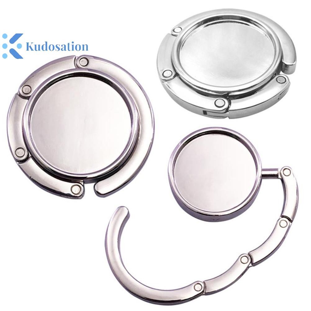 Kudosation 1Pc Di Động Gấp Hợp Kim Ví Túi Xách Túi Móc Treo Móc Treo Bàn Móc