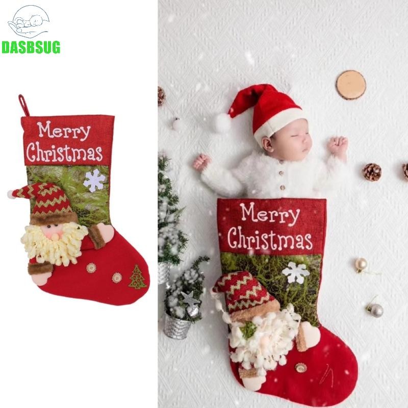 Dasbsug Sơ Sinh Chụp Ảnh Đạo Cụ Trang Phục Giáng Sinh Cho Bé Lễ Hội Quần Áo Ảnh Trang Phục