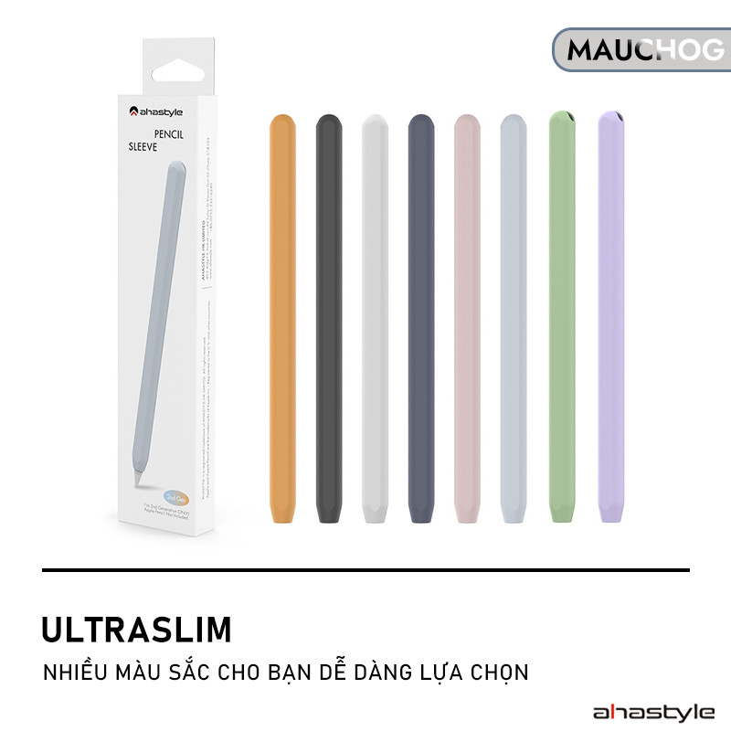 Ốp Case Silicon Ahastyle Siêu Mỏng Hỗ Trợ Sạc Không Dây Cho Apple Pencil 2