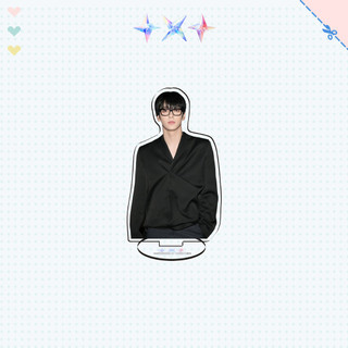 Kpop  Mới Acrylic Đứng Ký Hàn Quốc Bé Trai Ban Nhạc Hai Mặt Humanoid Đứng Ký Đồ Trang Trí Để Bàn
