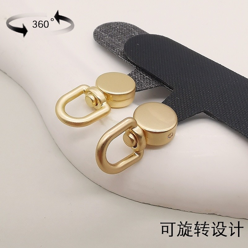 Điện Thoại Di Động Dây Đệm Kim Loại Kim Loại Khóa Tròn ins Xoay Điện Thoại Di Động Dây Xích Kẹp Mỏng Không Trên Vỏ Không Ảnh Hưởng Đến Sạc
