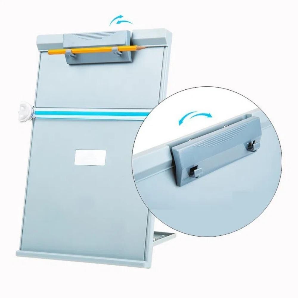 Hộp đựng tài liệu để bàn THFENG, nhựa có kẹp đọc sách có thể điều chỉnh, Giá đỡ đọc sách gấp A4 di động cho văn phòng / trường học / gia đình