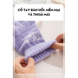 Găng Tay Len Dệt Kim Co Giãn Giữ Ấm, Hở Ngón Tiện Lợi Sử Dụng Điện Thoại,Cầm Bút Dễ Dàng NGÓI HOME - GTL01