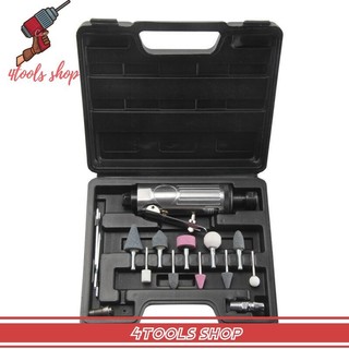 Máy mài hơi trà săm lốp bằng hơi hãng Sinomax kèm10 đầu mài - 16 chi tiết, Máy đánh săm lốp