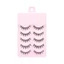 FAVORITEGOODS Manga Lashes, 5 Cặp Nhiều Kiểu Lông Mi Giả, Anime Phổ Biến Cosplay Handmade DIY Lông Mi Giả Nam