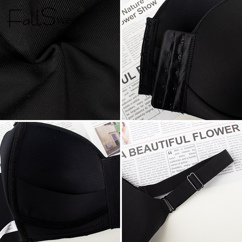 【⚡️Vận chuyển nhanh 】 Áo ngực đóng cửa phía trước FallSweet 36-44CD Plus Size dành cho nữ Liền mạch Push Up Wire Free Brassiere Đồ lót mềm dành cho nữ