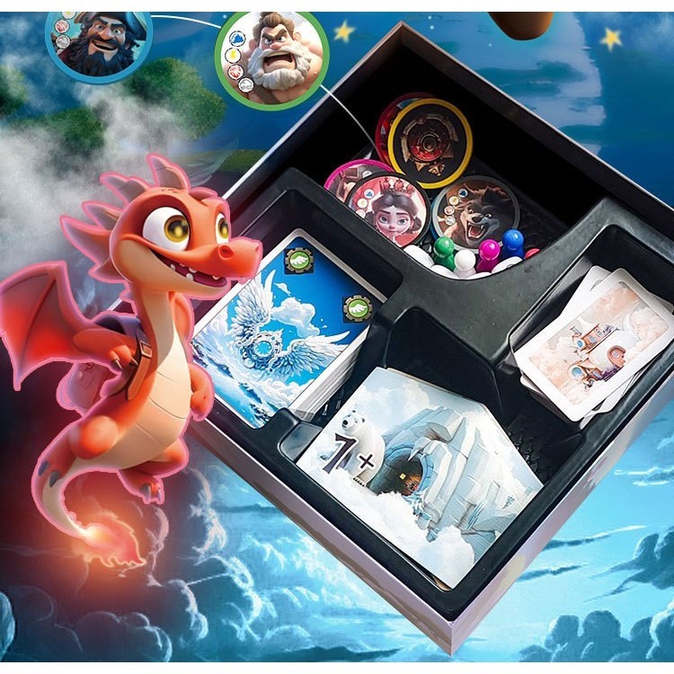 Boardgame Celestia Trò chơi phiêu lưu Khinh Khí Cầu Tigar