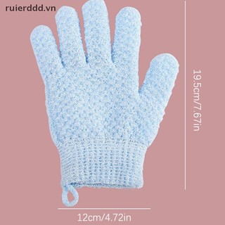 # Ruierddd # Găng tay đi tắm Găng tay đi tắm làm sạch vòi hoa sen SPA Xốp chà bùn Lột Găng tay tẩy tế bào chết Găng tay Massage tắm Đồ dùng phòng tắm.