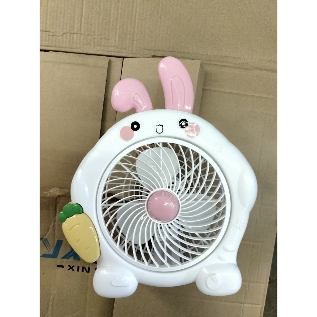 Quạt mini hình cá mập để bàn cắm điện văn phòng, quạt văn phòng để bàn mini hình cắm điện