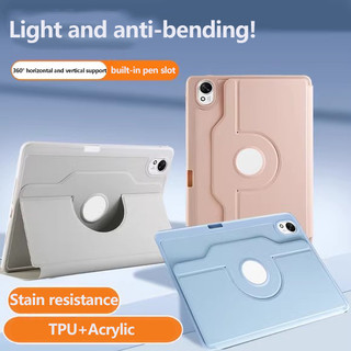 360 ° Ốp Lưng Acrylic Xoay Cho Honor Pad X8b 11 inch 2026 NDL2-W09 X10 10 Pro V9 X9a X9 GT 11.5 2025 X8a 11 2024 Vỏ Máy Tính Bảng Chống Sốc Bảo Vệ Bằng Da Có Khe Cắm Bút