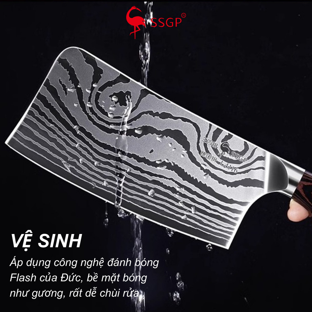 Dao chặt xương Munich SSGP của  - SS01608, dao làm bếp, dao cắt thịt, dao thái thịt, dao đầu bếp
