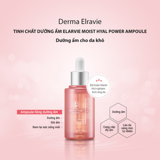 Tinh Chất Cấp Ẩm Chuyên Sâu, Trắng Khỏe Cho Da Khô Elravie Moist Hyal Power Ampoule 45ml