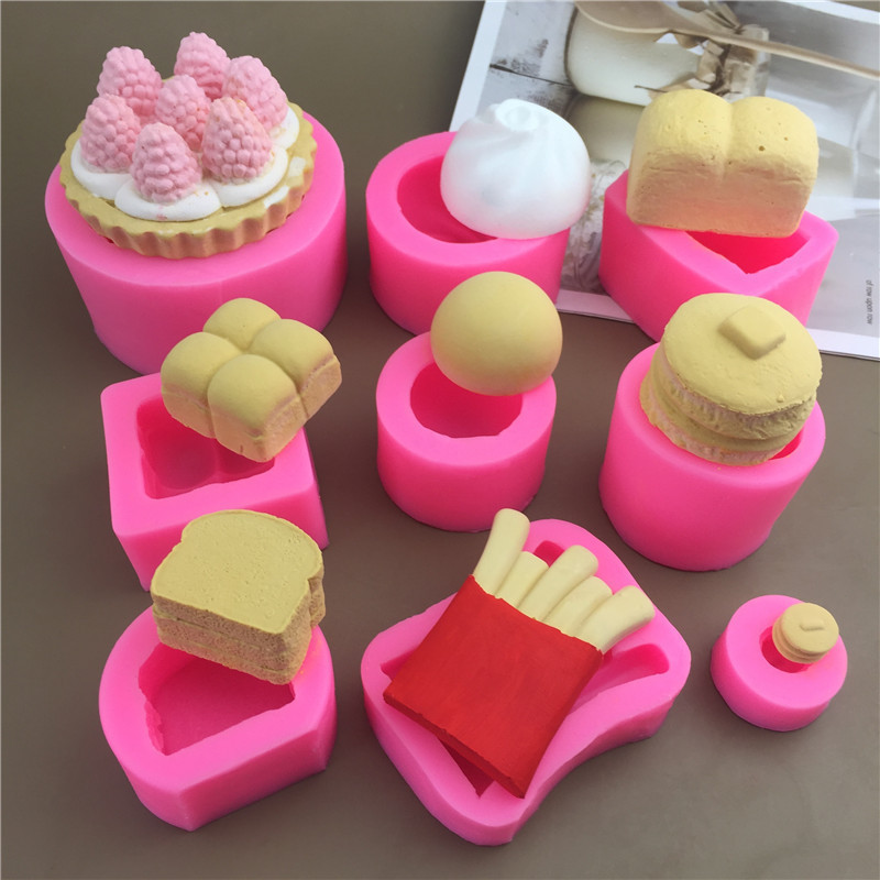 Khuôn silicon làm bánh Muffin, khoai tây chiên, Hamburger, pudding, bánh mì nướng, tháp mâm xôi