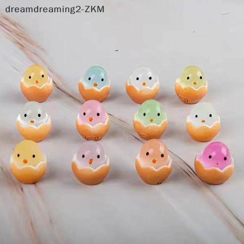 [Dreamdreaming] 20 Chiếc Trứng Phục Sinh Gà Con Đồ Trang Trí Phong Cảnh Micro Phát Sáng Trứng Phục Sinh Trang Trí Trẻ Em Đồ Chơi Mới Lạ Trang Trí Lễ Phục Sinh Quà Tặng DIY [zkm]