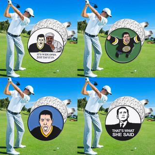 58 Kiểu Golf Đánh Dấu Mũ Kẹp Golf Kẹp Đánh Dấu Mũ Thời Trang Phụ Kiện 25 Mm Kim Loại Golf Từ Mũ Kẹp
