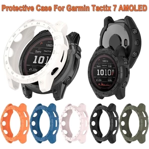 Garmin Tactix7 Enduro2 Chất Lượng Cao Silicon Mềm Rỗng Ra Khung Ốp Lưng Đồng Hồ Thông Minh Dành Cho Garmin Tactix 7 Enduro 2 Chống Trầy Xước Chống Vân Tay Bảo Vệ Màn Hình Đồng Hồ