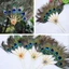 Feather Hair Stick Flower Crystal Feather Hair Decorative Pin for Women Girl