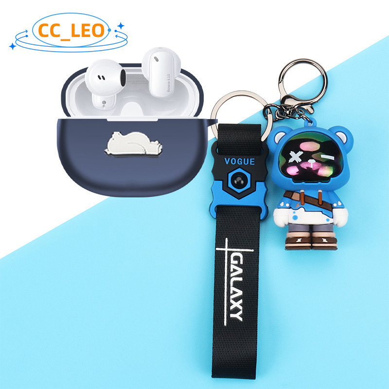 For Baseus Bowie E11 Case Cartoon Bulldog Keychain Pendant Baseus Bowie