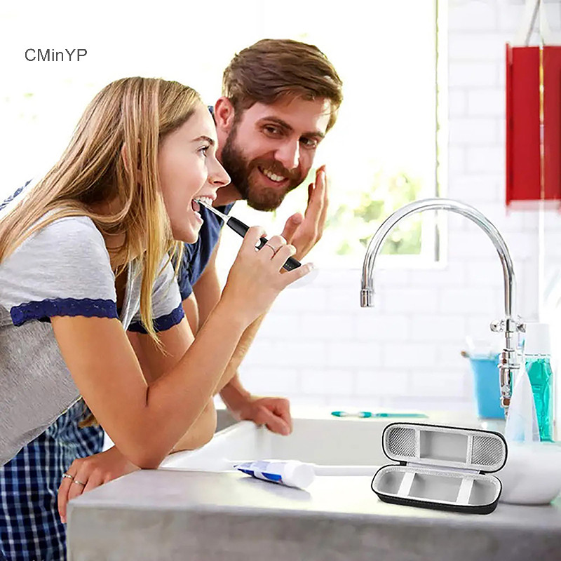 Cminyp Di Động EVA Hộp Bảo Quản Cho Bàn Chải Đánh Răng Điện Mang Hộp Cứng Vỏ Bảo Vệ Người Tổ Chức Giá Đỡ Phụ Kiện Du Lịch Vinh Quang