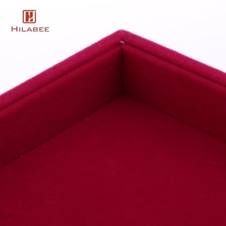 Khay đựng đồ trang sức nhung Phụ kiện trang sức có thể xếp chồng lên nhau cho dây chuyền Hộp cổ điển
