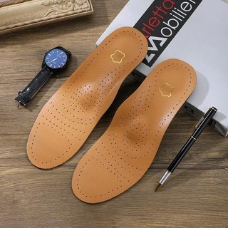 Đế Chỉnh Hình Cho Miếng Lót Giày Hỗ Trợ Vòm Đế Plantar Fasciitis Chất Lượng Da Bò Khử Mùi Cho Người Phụ Nữ Giày Chèn