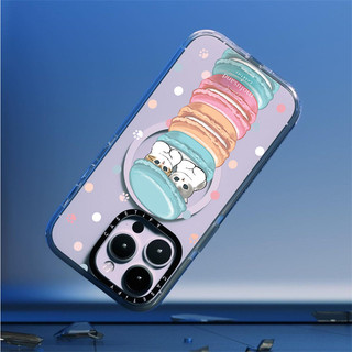 Casetify X Dòng Mifusand Trong Suốt Hút Từ Tính Trong Suốt Acrylic Cứng Mặt Sau TPU Edge Ốp Lưng Điện Thoại Ốp Lưng Tác Động Cho Apple IPhone 13 14 15 Pro Max Có Hộp