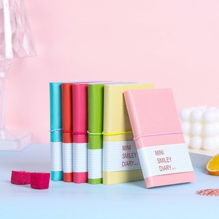Sổ Tay Ghi Chép Mini BÌA DA Tiện Lợi Nhỏ Xinh, Sổ Note Mini Mẫu Xinh Xắn, Sổ Nhật Ký Nhỏ Thiết Kế Dễ Thương - Ngẫu Nhiên