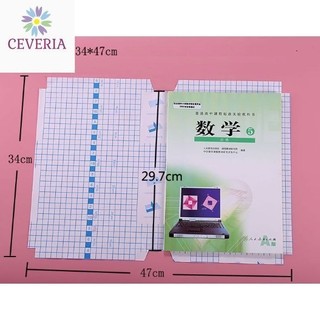 Set 10 Tờ Decal 3D Tự Dính Bọc Sách, Vở Học Sinh Trong Suốt Nhiều Size