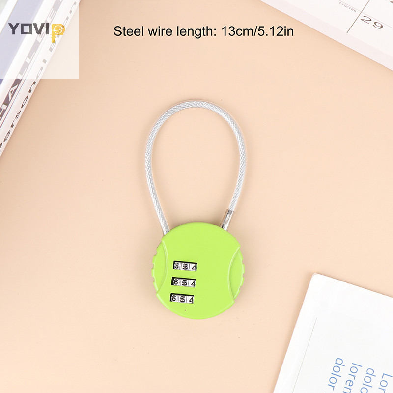 Yovip 13 / 20 / 50cm Dây Số Mật Khẩu Khóa An Ninh Thông Minh Cho Mũ Bảo Hiểm Xe Máy VN