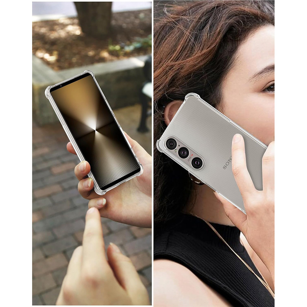 Dành Cho Sony Xperia 1 VI 5 V 10 IV 1 iii 5 ii Pro-I Vỏ Mềm Chống Sốc Pha Lê Gel Trong Suốt TPU Vỏ Chống Sốc